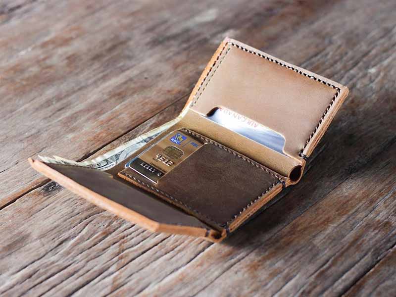 Stylish Leather Trifold Wallet 029