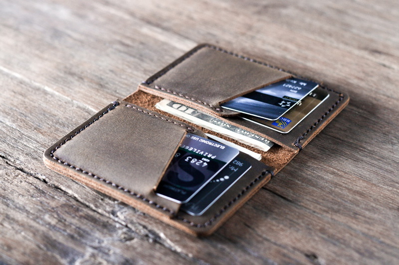 Personalized Front Pocket Credit Card Holder Wallet - Gifts For Men