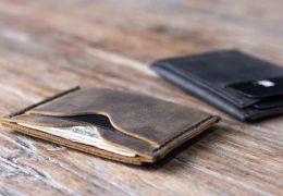 Inside Out Mens Leather Wallet